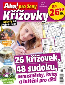 Aha! pro ženy křížovky 10/2025