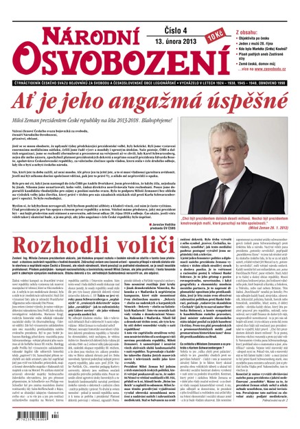 Národní Osvobození 4/2013