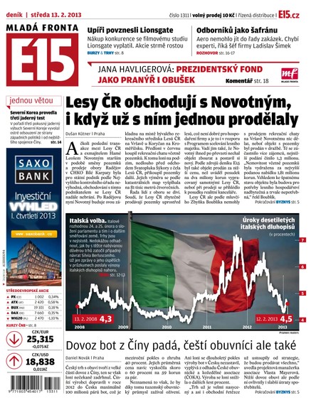 E15 13.2.2013