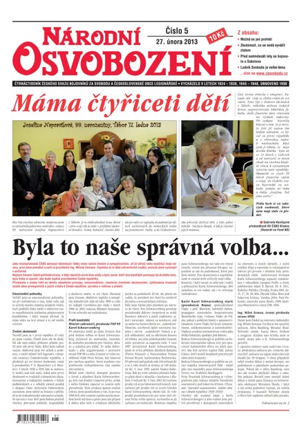 Národní Osvobození 5/2013