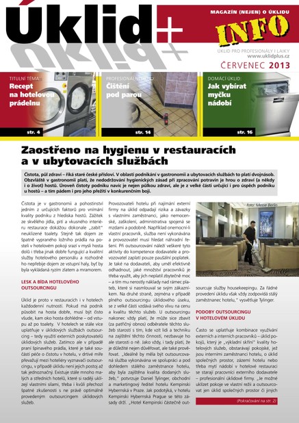 Úklid plus [INFO] červenec 2013