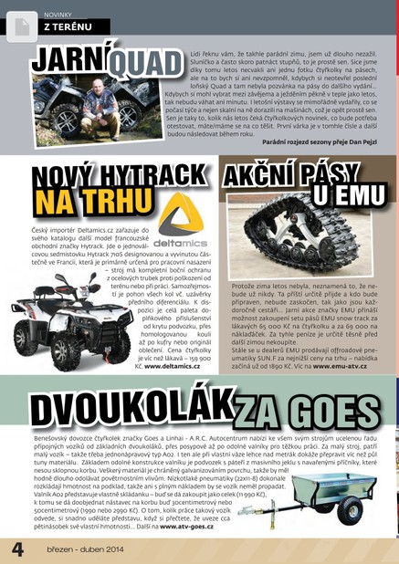 Novinky z terénu