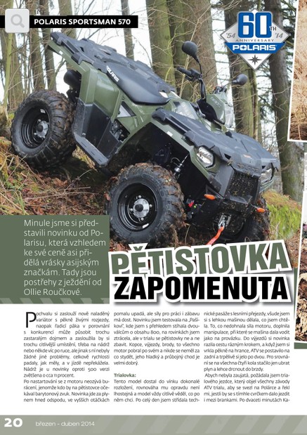 Pětistovka zapomenuta