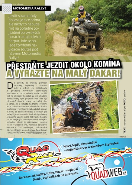 Vyražte na malý Dakar