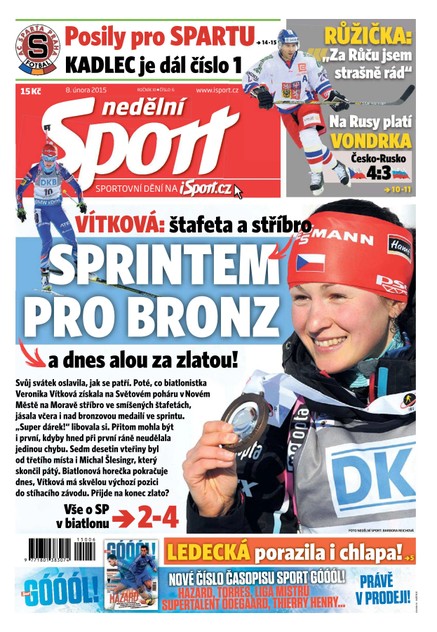 Nedělní SPORT - 8.2.2015