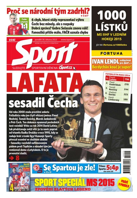 Sport - 30.3.2015