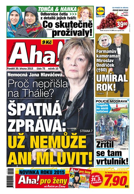 AHA! - 30.3.2015