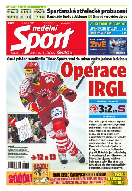 Nedělní Sport - 5.4.2015