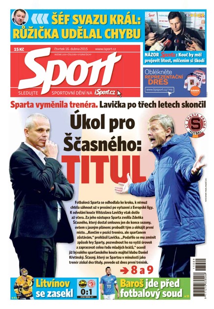 Sport - 16.4.2015