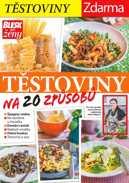 Blesk pro ženy příloha TĚSTOVINY - 4.5.2015