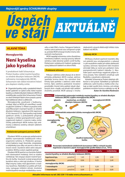 2015 - 08 Monogylceridy ve výživě prasat