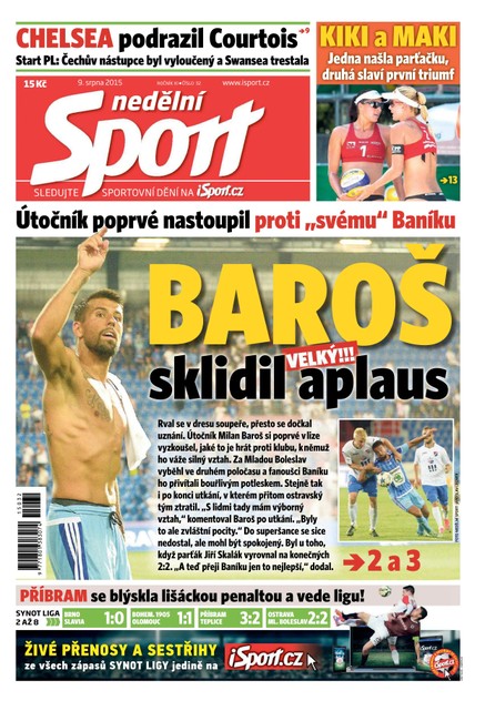 Nedělní Sport - 9.8.2015