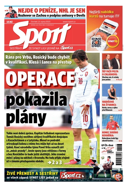 Sport - 13.8.2015