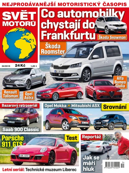 Svět motorů - 17.8.2015