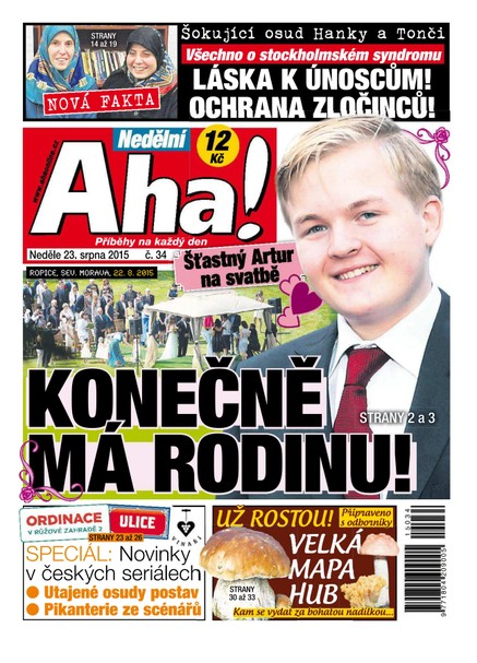 Nedělní AHA! - 23.8.2015