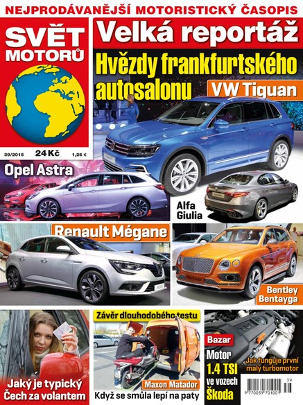 Svět motorů - 21.9.2015