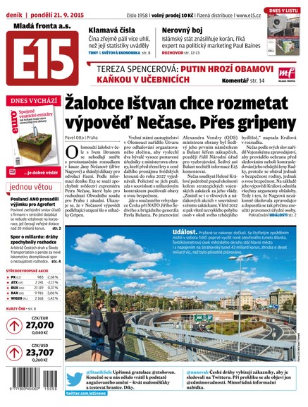 E15 21.9.2015