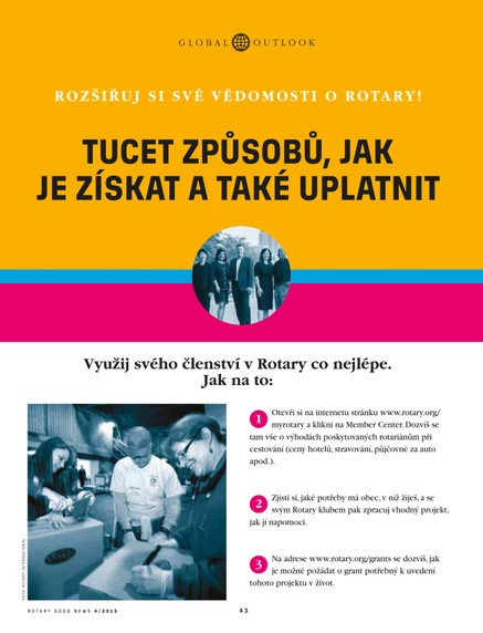 Rotary Outlook 2015 - Proč se stát Rotariánem?