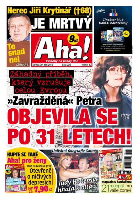 AHA! - 30.9.2015