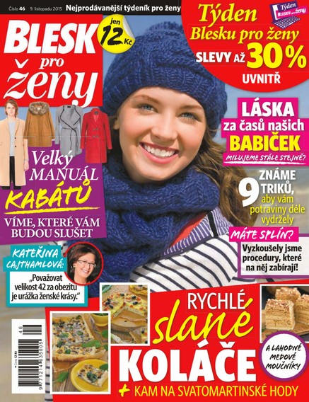 Blesk pro ženy - 9.11.2015