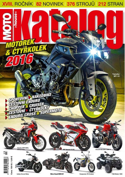 Motohouse katalog motocyklů 2016