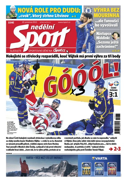 Nedělní Sport - 20.12.2015