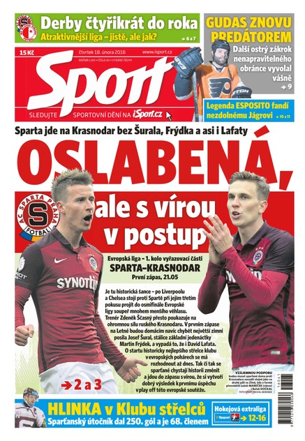 Sport - 18.2.2016