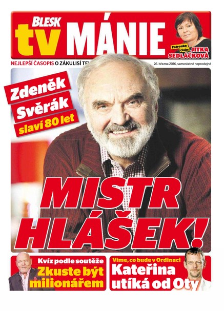 Blesk Tv manie - 26.3.2016