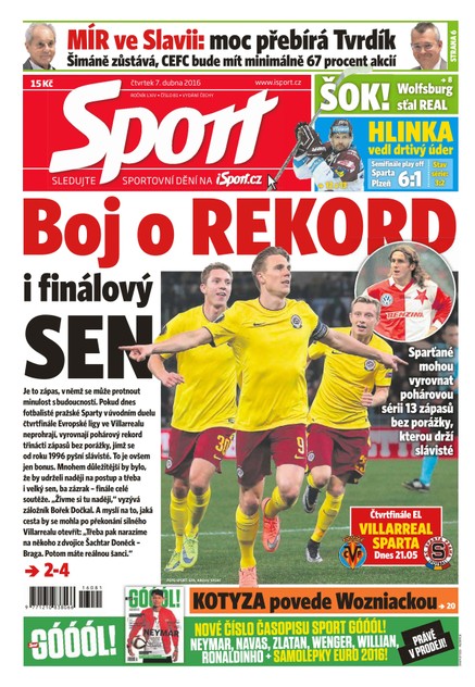 Sport - 7.4.2016