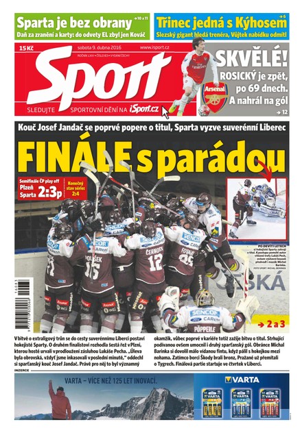 Sport - 9.4.2016