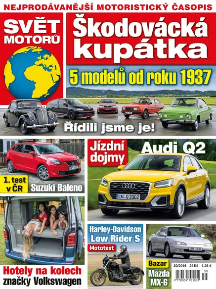 Svět motorů - 25.7.2016