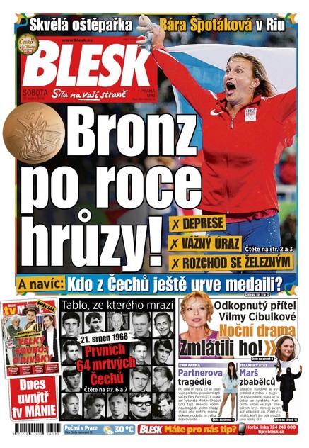 Blesk - 20.8.2016