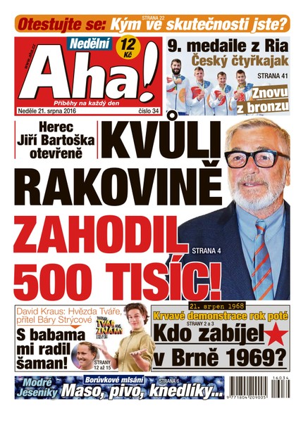 Nedělní AHA! - 21.8.2016