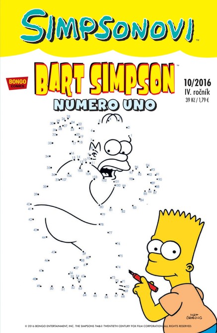 Bart Simpson 10/2016: Numero Uno