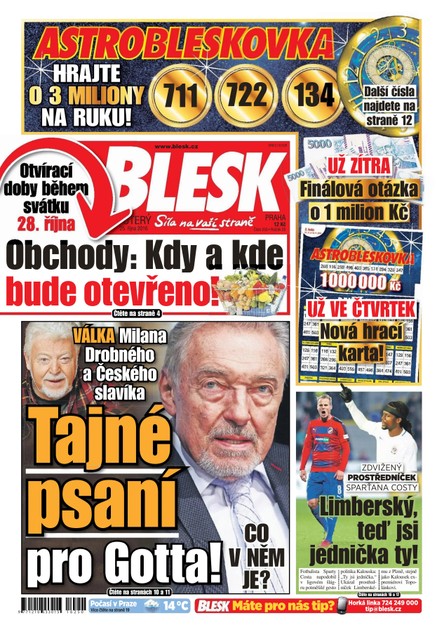 Blesk - 25.10.2016