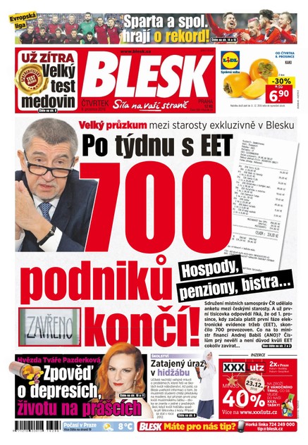 Blesk - 8.12.2016