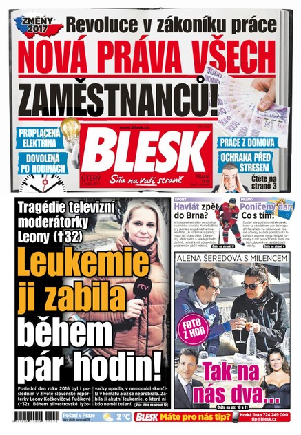 Blesk - 3.1.2017