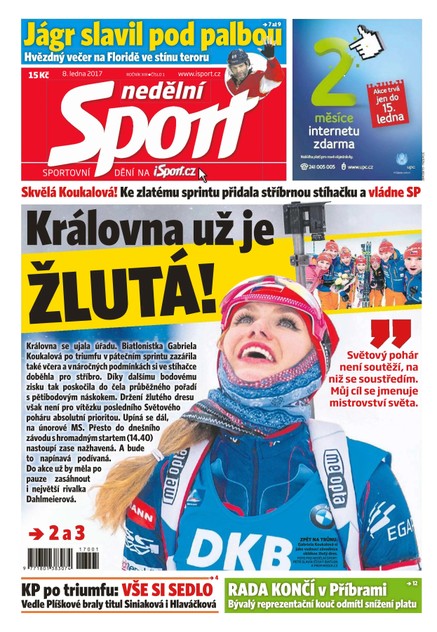 Nedělní Sport - 8.1.2017