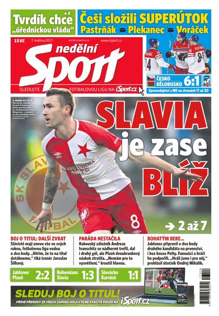 Nedělní Sport - 7.5.2017