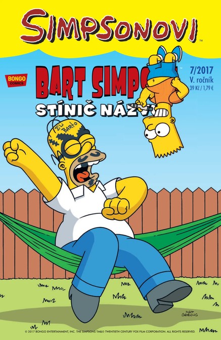 Bart Simpson 7/2017: Stínič názvu