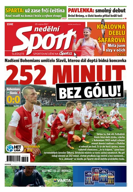 Nedělní Sport - 20.8.2017