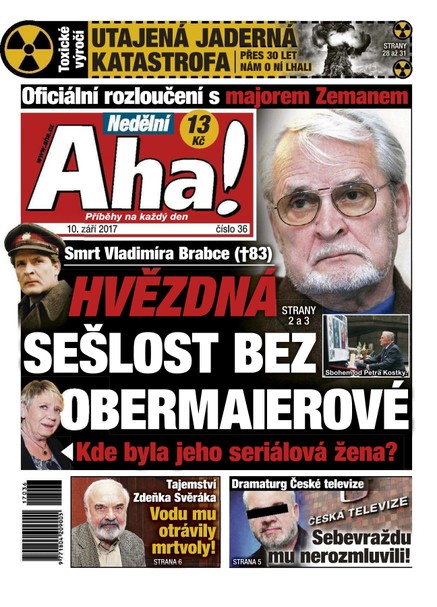 Nedělní AHA! - 10.9.2017