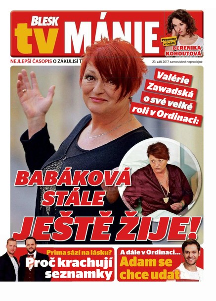 Blesk Tv manie - 23.9.2017