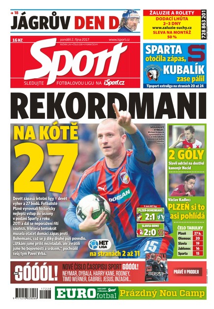 Sport - 2.10.2017