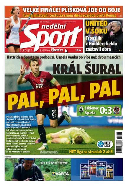 Nedělní Sport - 22.10.2017