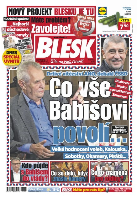 Blesk - 23.10.2017
