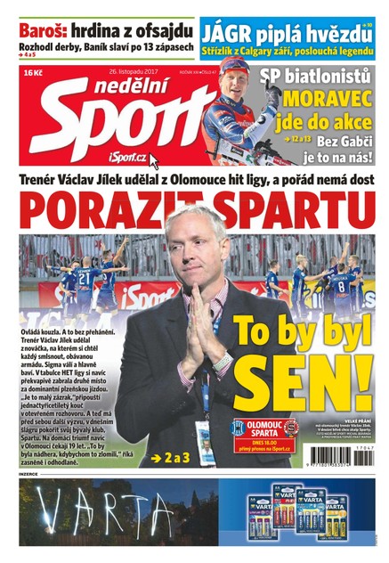 Nedělní Sport - 26.11.2017