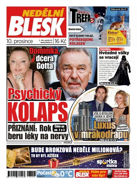 Nedělní Blesk - 10.12.2017