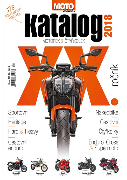 Motohouse katalog motocyklů a čtyřkolek 2018