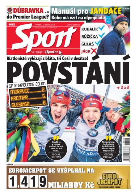 Sport - 11.1.2018